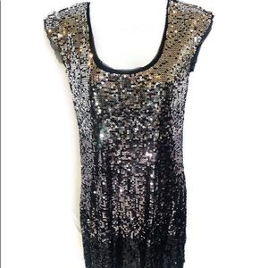 EUC White House/Black Market sequin party dress